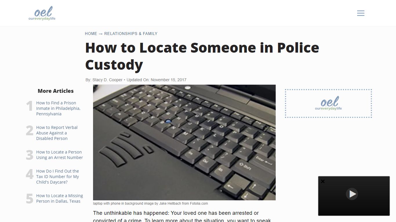 How to Locate Someone in Police Custody | Our Everyday Life